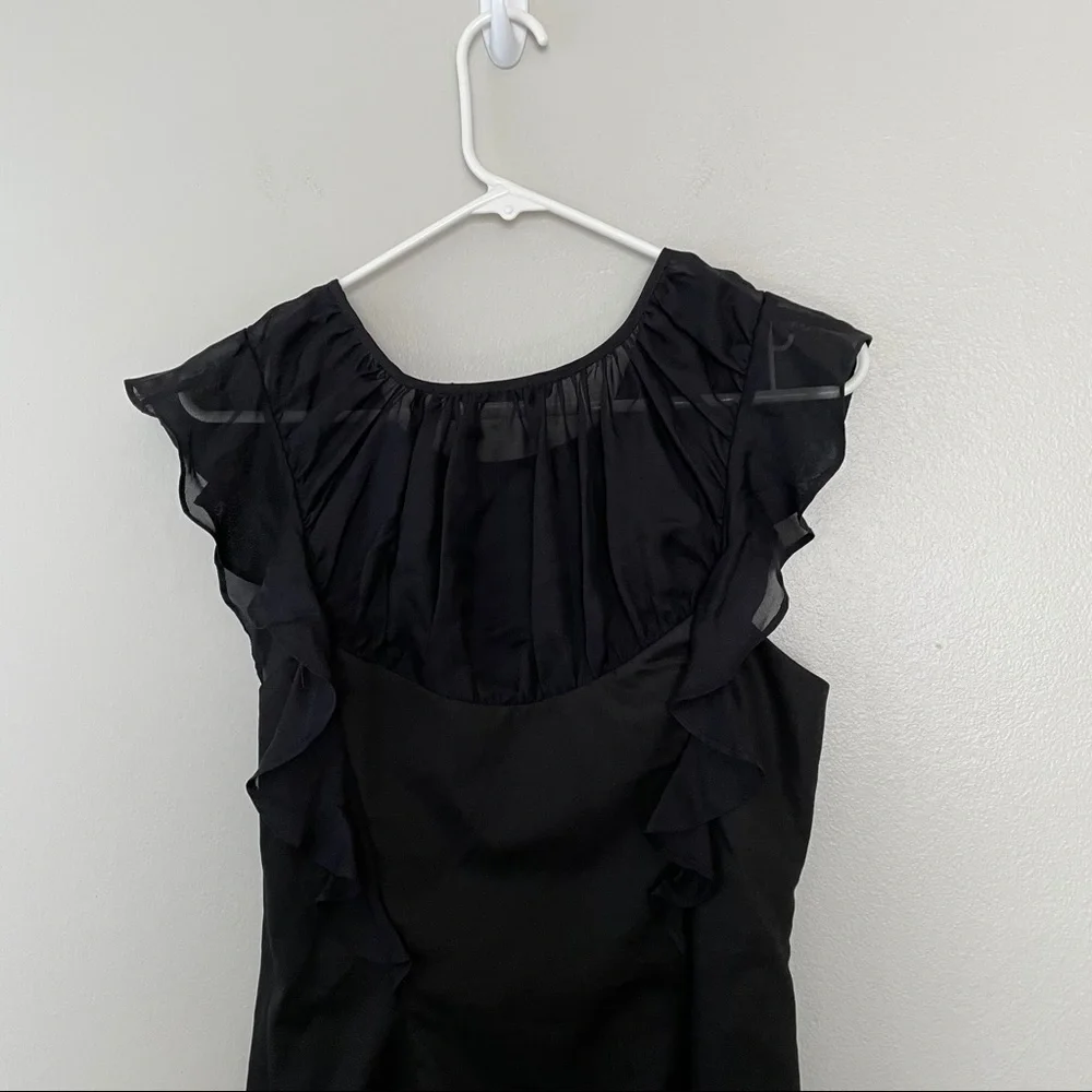 Black Halo Ruffle Blouse - Picture 6 of 8